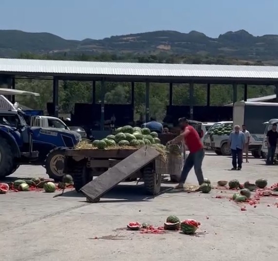 Karpuz para etmedi üretici isyan etti
