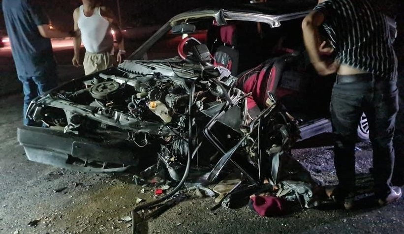 Karşı şeride geçen araç dehşet saçtı: 1’i çocuk 5 yaralı