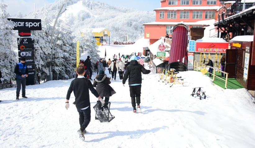 Kartepe'de kayak keyfi