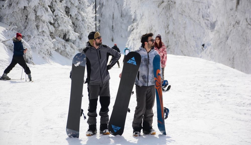 Kartepe'de kayak keyfi