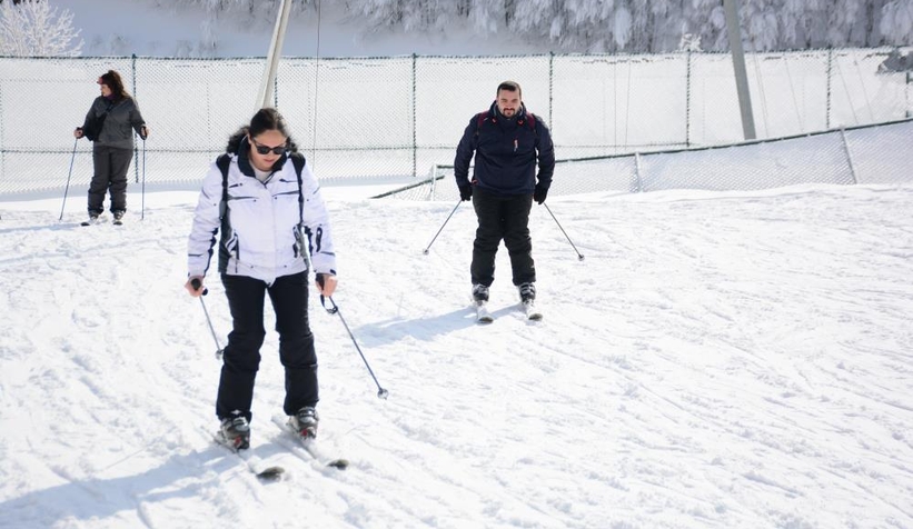 Kartepe'de kayak keyfi