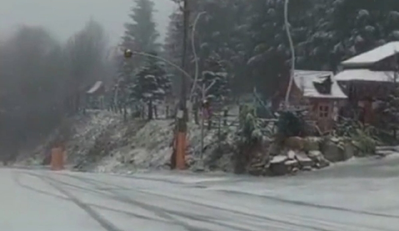 Kartepe'den kar fotoğrafları