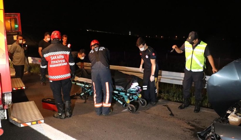 Katarlı öğrenciler kaza yaptı: 1 ölü, 3 yaralı