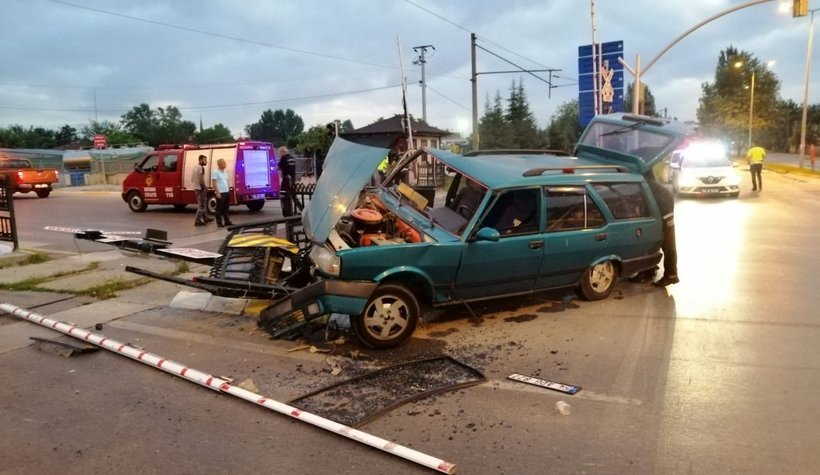 Kavşağı savaş alanına çevirdi