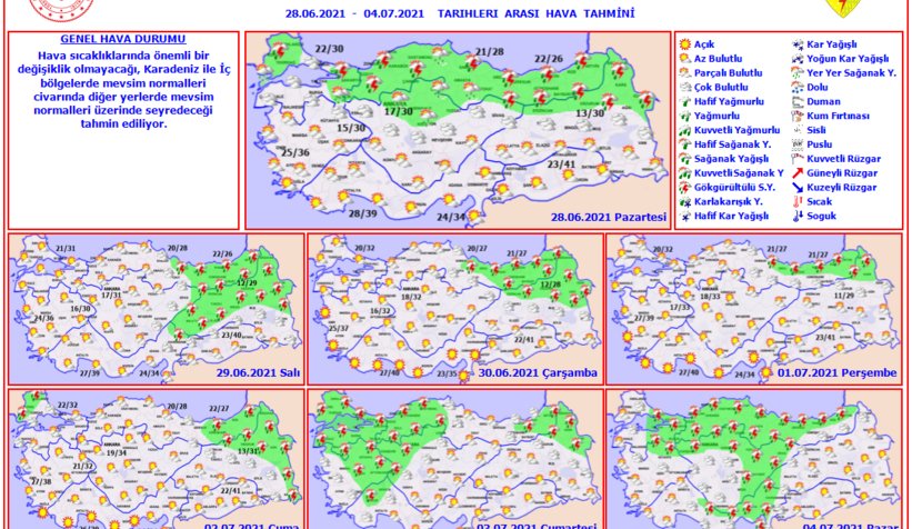 Kavurucu sıcaklar geliyor