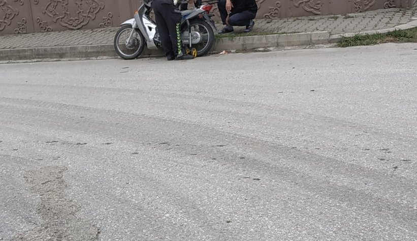 Kaza anı böyle görüntülendi