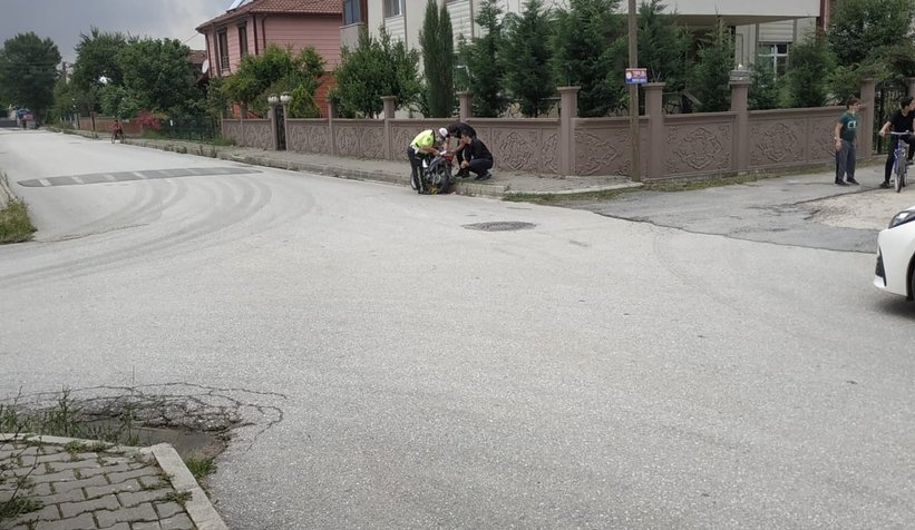 Kaza anı böyle görüntülendi