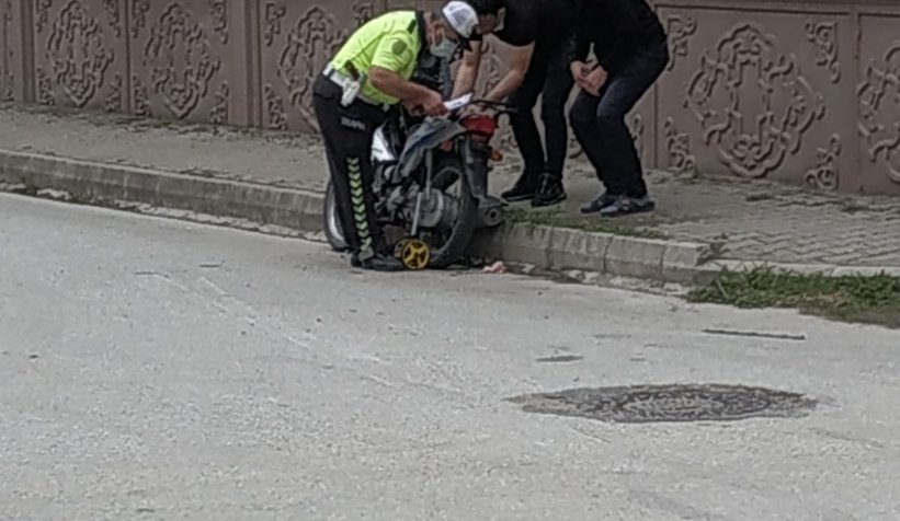 Kaza anı böyle görüntülendi