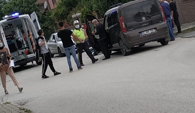 Kaza anı böyle görüntülendi