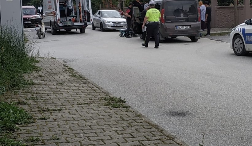 Kaza anı böyle görüntülendi