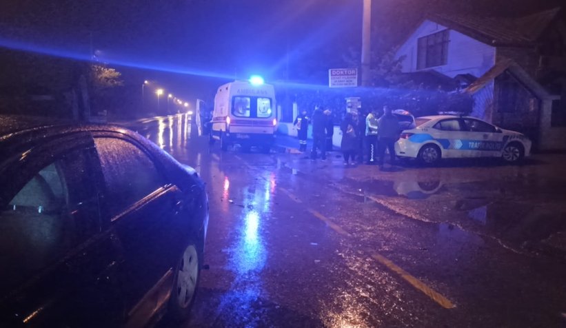 Kaza anı kamerada, kafa kafaya böyle çarpıştılar