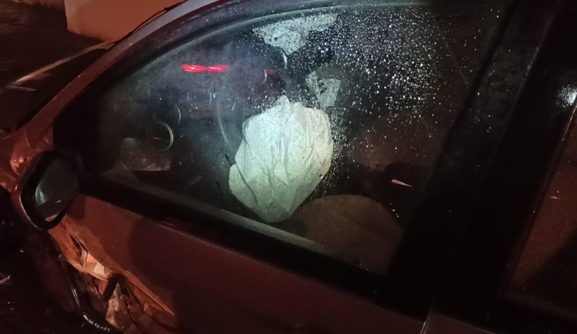 Kaza anı kamerada, kafa kafaya böyle çarpıştılar