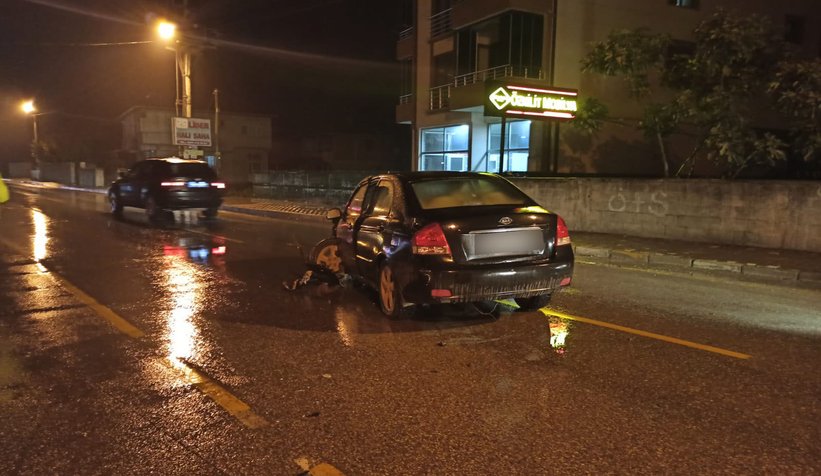 Kaza anı kamerada, kafa kafaya böyle çarpıştılar