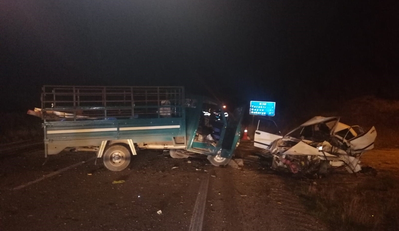 Kaza kurbanı baba ve oğlu toprağa verildi