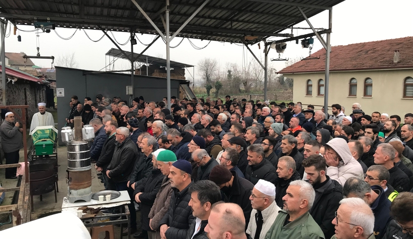 kaza kurbanı sürücü toprağa verildi