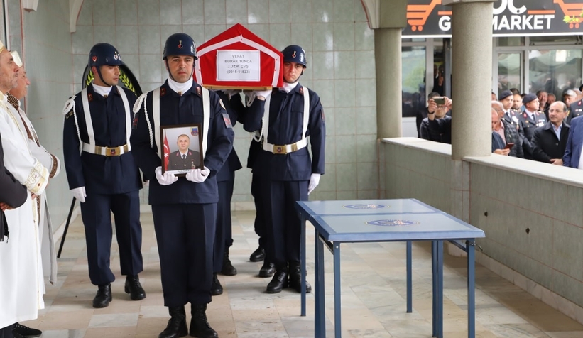 Kaza kurbanı uzman çavuş toprağa verildi