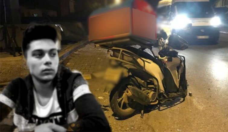Kazada ağır yaralanan motokuryeden acı haber
