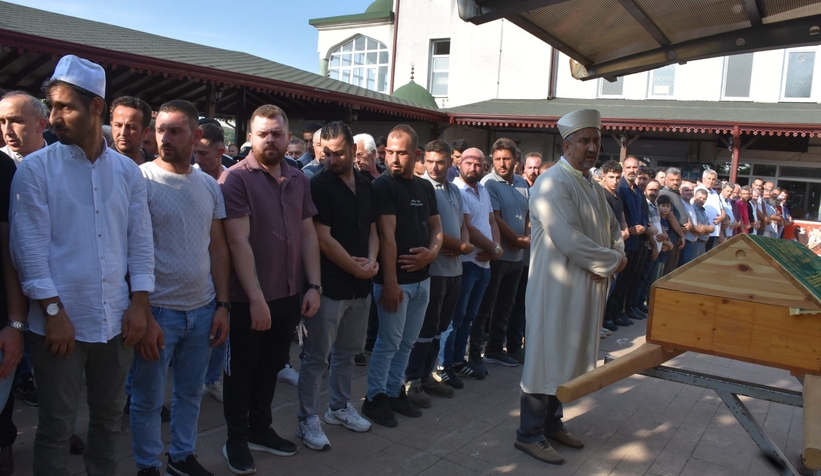 Kazada ölen belediye personeline acı veda