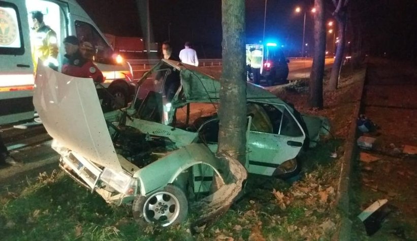 Kazada ölen çifte acı veda