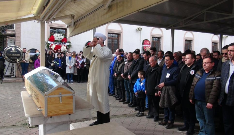 Kazada ölen fabrika müdürü, son yolculuğuna uğurlandı