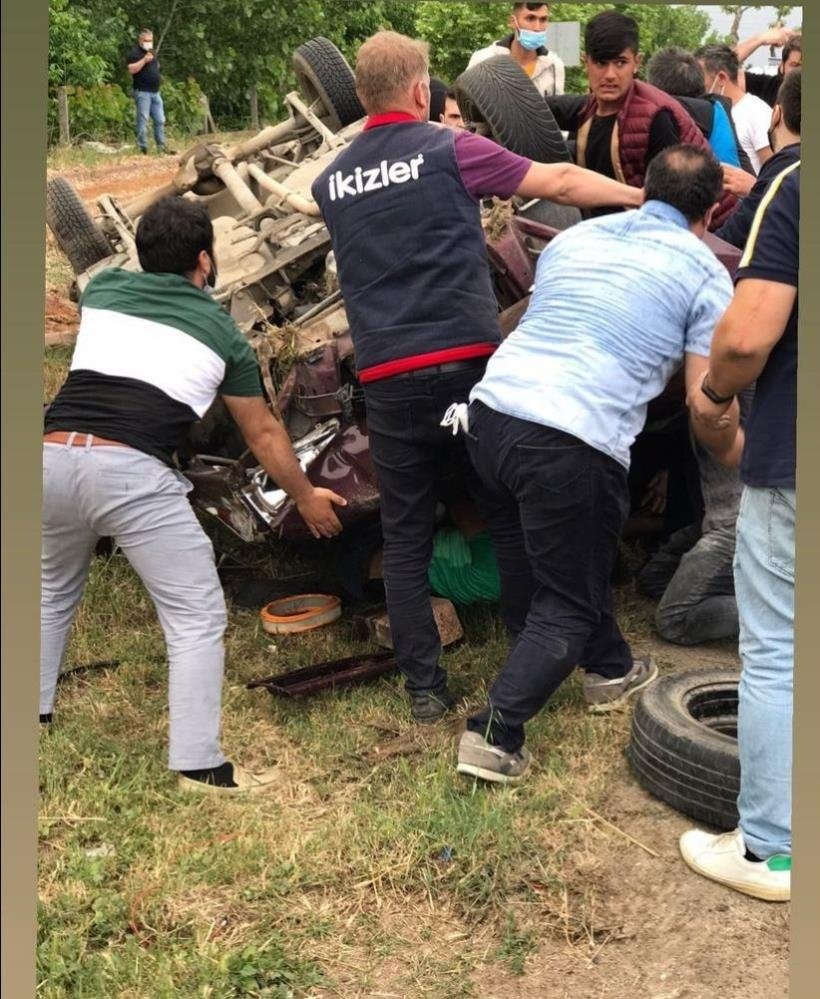 Kazada ölen Sakaryaspor taraftarına acı veda