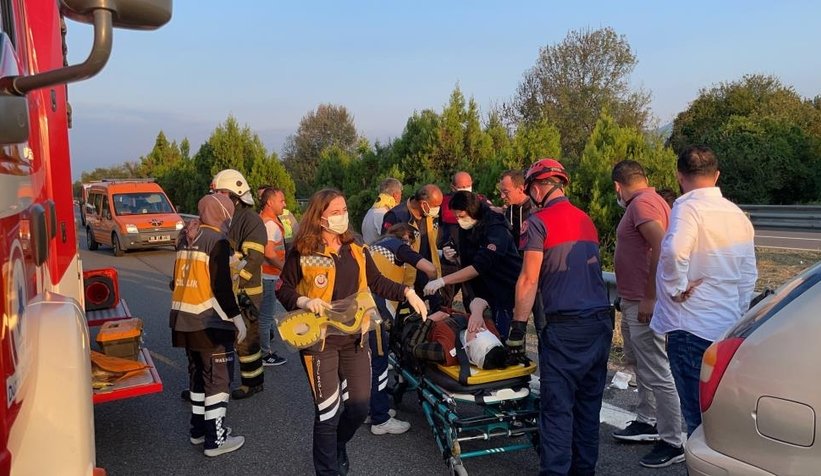  Kazada yaralanan anne; Oğlum nerede? diyerek feryat etti