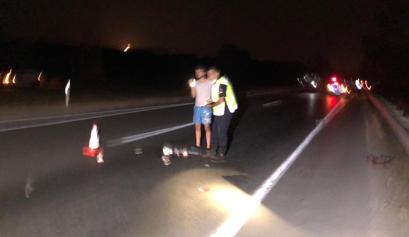 Kazancı kavşağında kaza: 1 yaralı