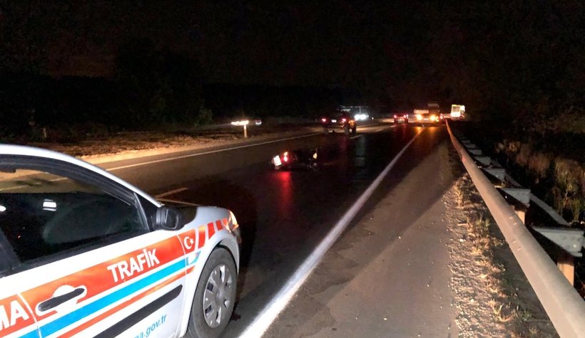 Kazancı kavşağında kaza: 1 yaralı