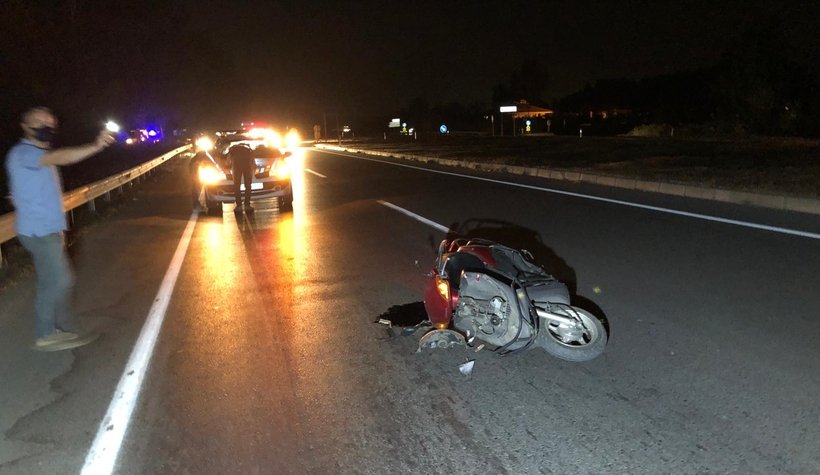 Kazancı kavşağında kaza: 1 yaralı