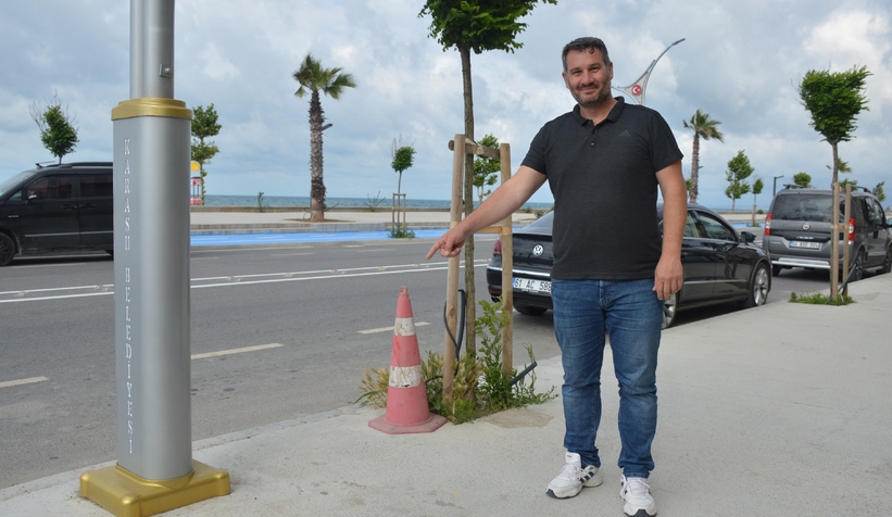 Kendi malıymış gibi alıp götürdü, güvenlik kamerasına yakalandı