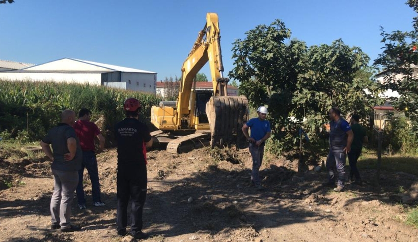 Kepçe doğalgaz borusunu patlattı