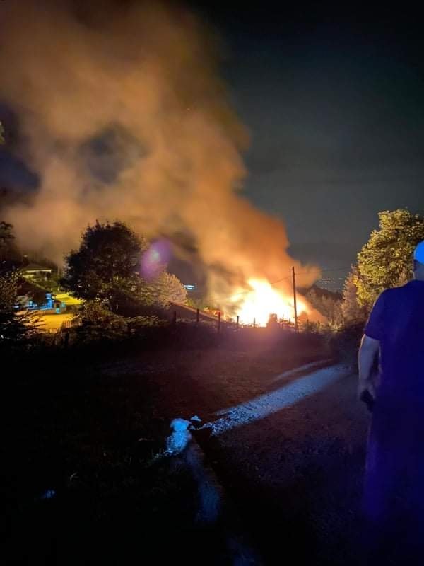 Keremali'de büyük yangın