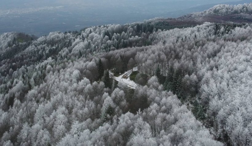 Keremali Yaylası'ndan kar fotoğrafları