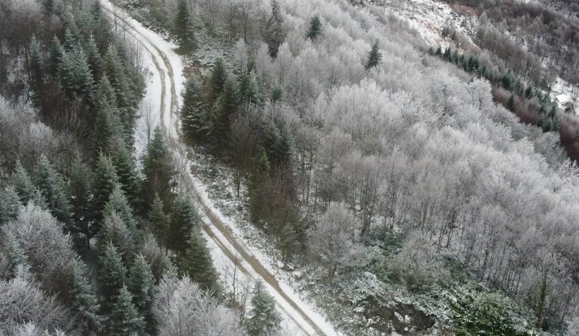 Keremali Yaylası'ndan kar fotoğrafları