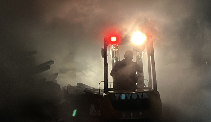 Kereste fabrikasındaki yangın