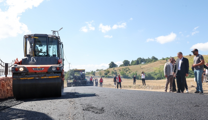 Kırantepe yolu asfaltlanıyor