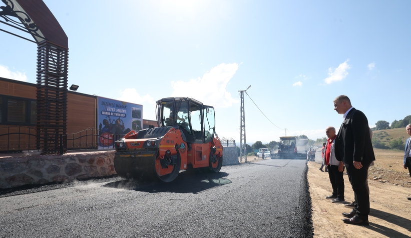 Kırantepe yolu asfaltlanıyor