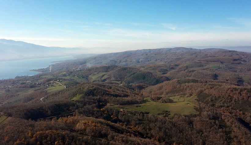 Kırcaali Yaylası havadan görüntülendi