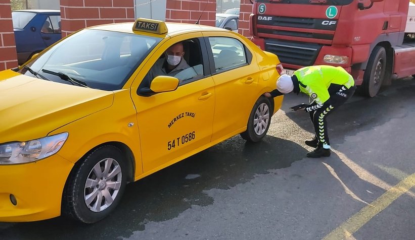 Kış lastiği denetimi yaptılar