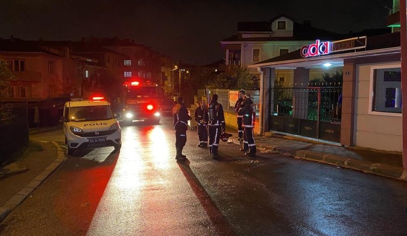 Kız öğrenci apartında yangın paniği