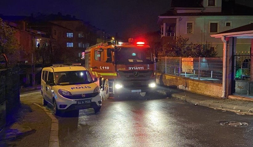 Kız öğrenci apartında yangın paniği