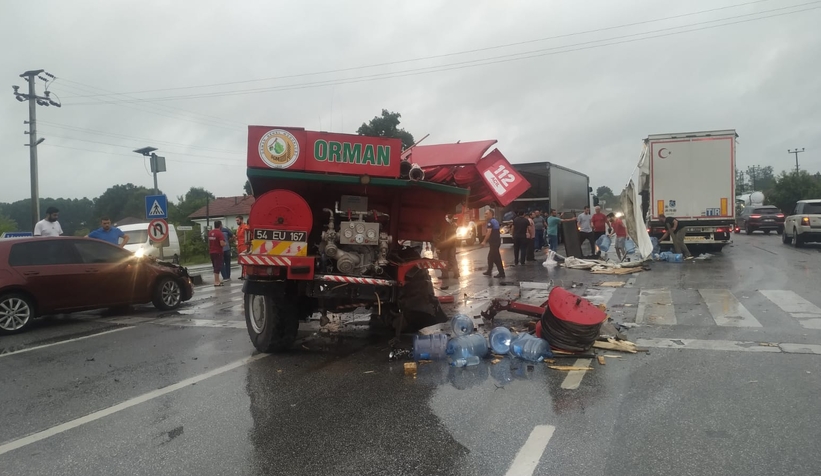 Kızılcıkormanda zincirleme kaza