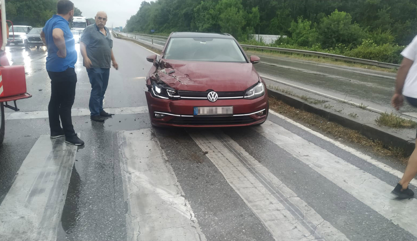 Kızılcıkormanda zincirleme kaza