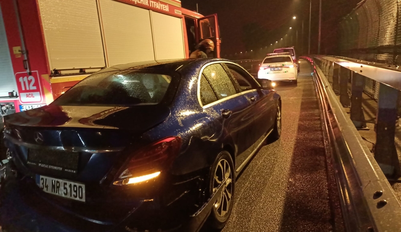 KMO Akyazı geçişinde kaza