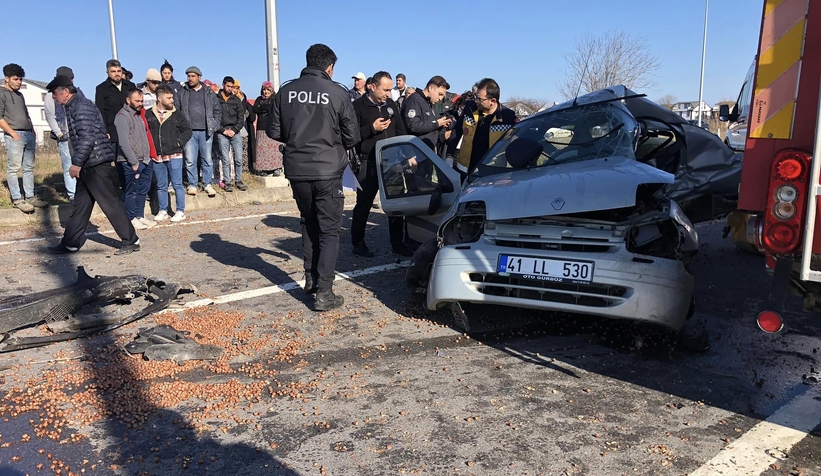Kocaali'de kaza: 1 ölü, 1 yaralı