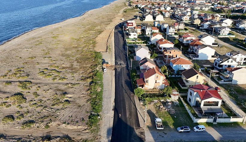 Kocaali'nin iki önemli caddesi asfaltlanıyor