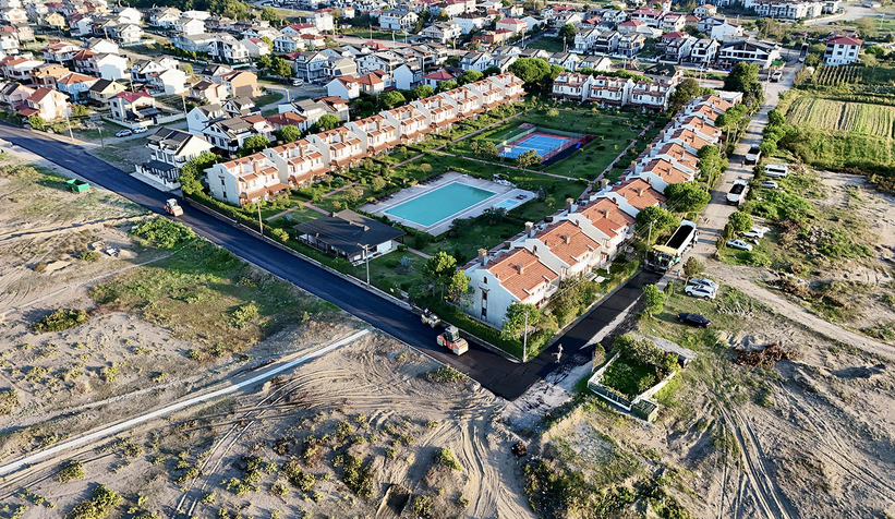 Kocaali'nin iki önemli caddesi asfaltlanıyor
