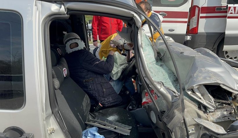 Kocaeli sınırında kaza