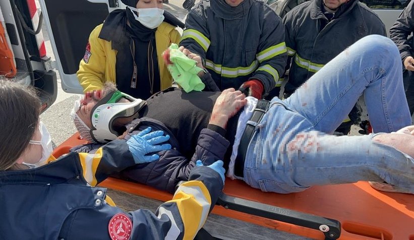 Kocaeli sınırında kaza