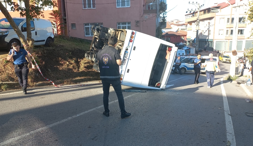 Kocaeli’de işçi servisi kazası: 1 ölü, 1 ağır yaralı